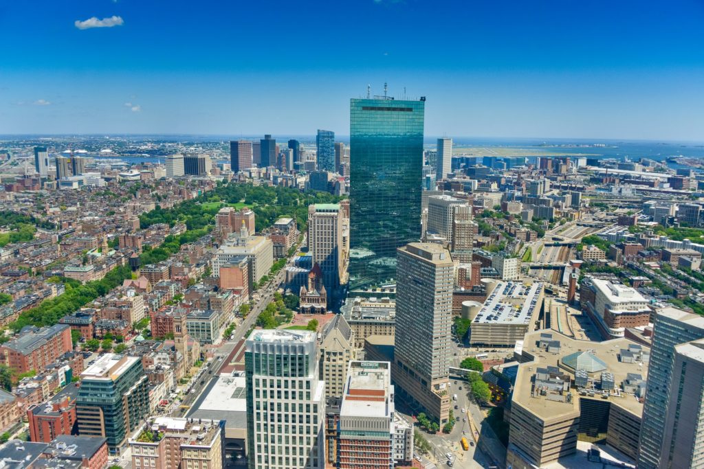 Boston panorama miasta